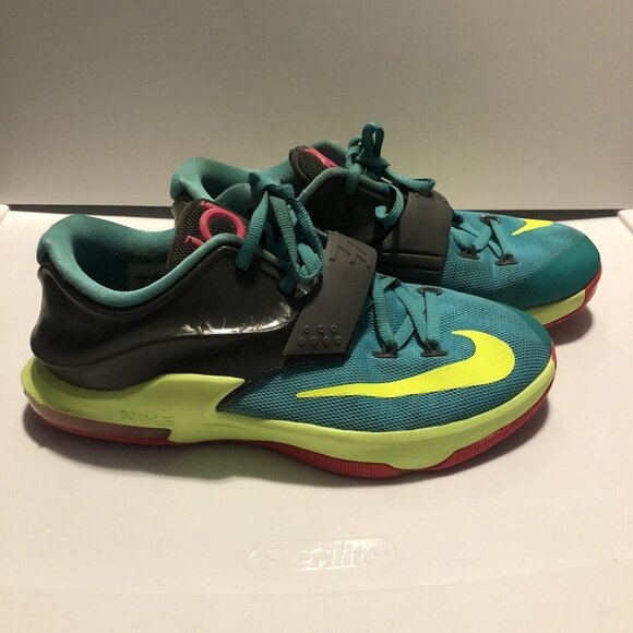 Nike Kevin Durant VII Youth Colorway Basketball Shoes Size 5.5Y 669942-300 - Picture 3 of 9